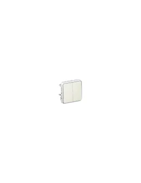 DOUBLE POUSSOIR BLANC COMPOSABLE PLEXO LEGRAND 069635