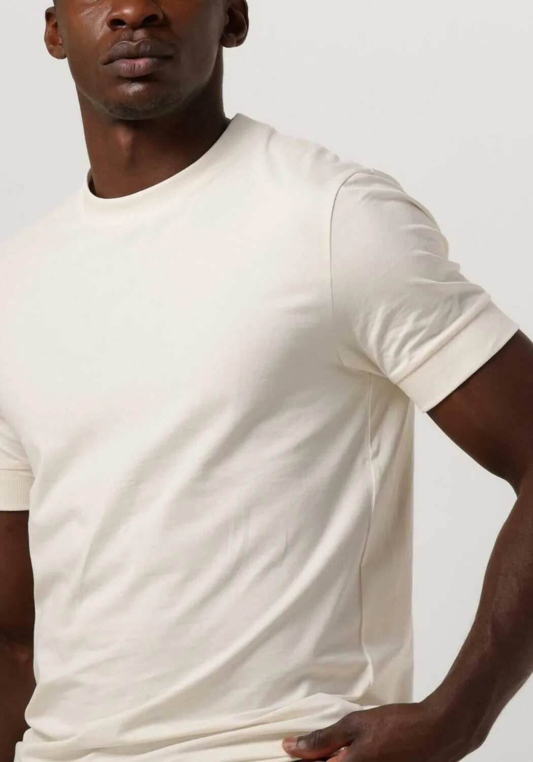 drykorn t-shirt anton 520062 écru