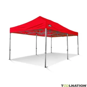 Grizzly Outdoor GOW4036R GO-WORK40 Tente de travail 3x6 m Rouge