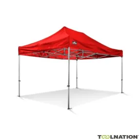 Grizzly Outdoor GOW50345R GO-WORK50 Tente de travail 3x4,5 m Rouge