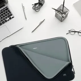 Housse pour ordinateur portable jusqu'à 16'' - Noir & Gris - Skin