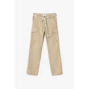 Pantalon cargo Caste beige sable blanc en coton | 3 Suisses