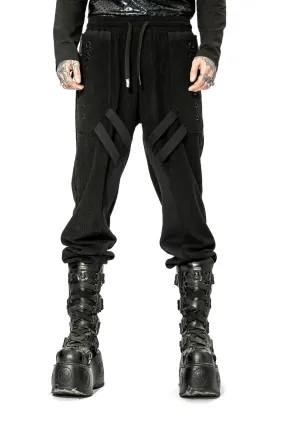 Pantalon cargo steampunk homme PUNK RAVE en velours côtelé