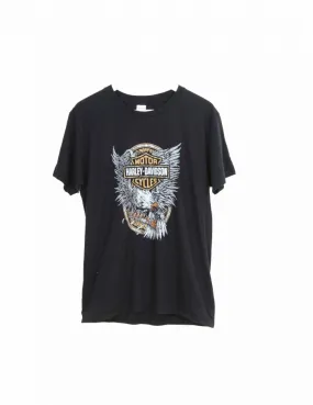 T-shirt Rock Imprimé Harley Davidson